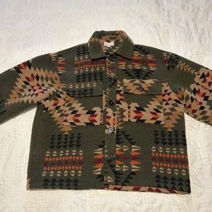 Aztec shacket
